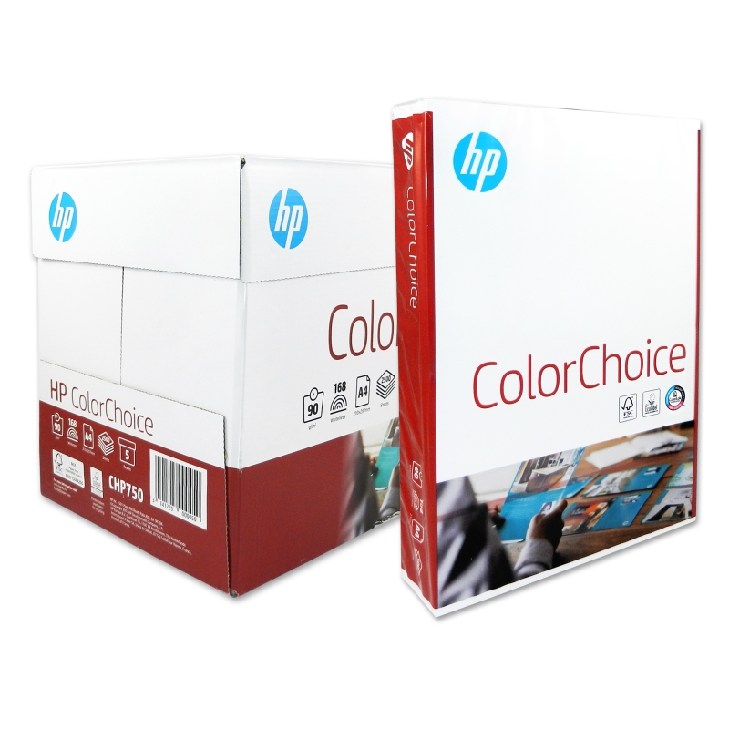 weiß Druckerpapier Colorchoice CHP750-90 g HP Farblaserpapier A4 2500 Blatt 5x500