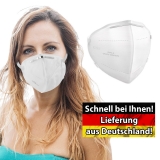Mund-Nasenbedeckung KN95 mit Nasenbügel (ideal für...