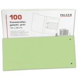 Trennstreifen Falken Karton 100 Stück Farbe grün