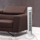 Eaxus® Turmventilator 80110W weiß - sehr leiser Lüfter ohne Rotorblätter (Säulenventilator)