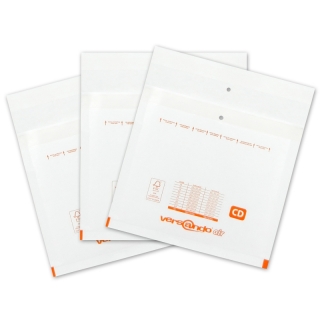 100 Bubble padded envelopes versando air CD/23 white