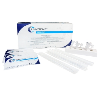 Corona Schnelltest Kit Clungene® Rapid Test (2019-nCoV)-Antigentest 3in1 Nasen- und Rachenabstrich Schnelltestkit 25er Pack Clongene