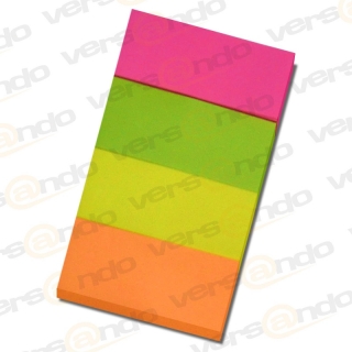 Haftmarker aus Papier Alco fix 6831 20 x 50mm, 4 x 50 Blatt, Neonfarben