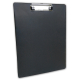 Clipboard A4 with plastic cover, black