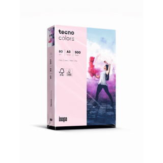 Farbpapier A3 80 g/m² 2.500 Blatt inapa tecno Colors hell rosa