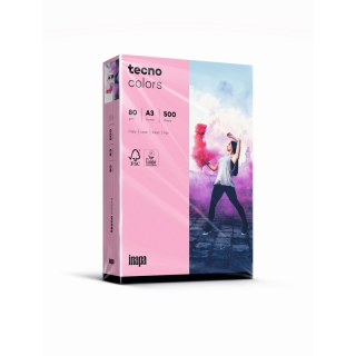 Farbpapier A3 80 g/m² 500 Blatt inapa tecno Colors standard rosa