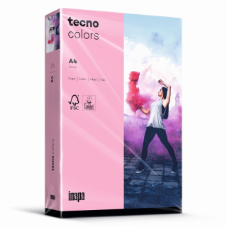 Farbpapier A4 120 g/m² 1.250 Blatt inapa tecno Colors standard rosa