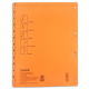 Ösenhefter Falken 80000516, A4, orange halber Vorderdeckel, aus Recycling-Karton