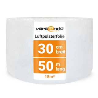 1x Rolle Luftpolsterfolie Premium Breite 100cm x Länge 80m / 60 my - ,  29,99 €