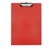 10x Klemmbrett Falken A4 mit Kraftpapierbezug rot###