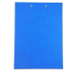 5x Klemmbrett Falken A4 mit Kraftpapierbezug blau##