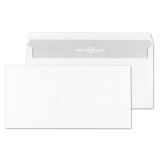 Envelopes DIN long without window, white, self-adhesive