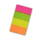 Sticky notes from Papier Alco fix 6831 20 x 50mm, 4 x 50 sheets, neon-colors