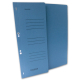 Hole-Punched Folders Falken 80003809, A4, blue on half front cover, made from recycled fibre